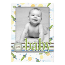 Carte 5x7 B de faire-part de naissance de bébé de 