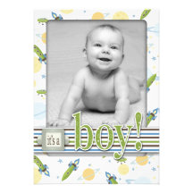 Carte 5x7 de faire-part de naissance de bébé de l'