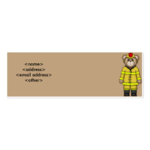 Carte 6 de profil, <name><address><email address>< modèles de cartes de visite