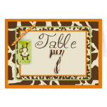 Carte 7 de Tableau de bébé de jungle