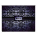 Carte A2 du mariage RSVP Faire-part