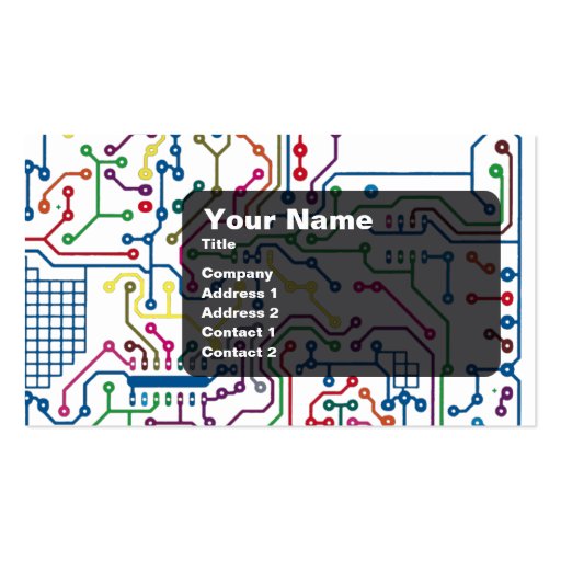 Carte à circuits cartes de visite professionnelles