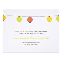 Carte accrochante de réception de mariage de lante cartons d'invitation