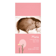 Carte Affectueuse du Bébé Nature (avec photo) Modèle Pour Photocarte