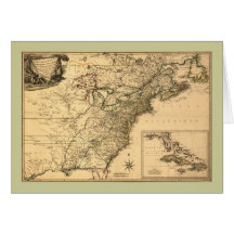 Carte américaine de colonies du cru 1777 par Pheli