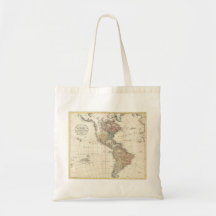 Carte - Amérique Sacs En Toile