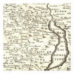 Carte antique de Mitzvah de barre, tribus de l'Isr Faire-part Personnalisé