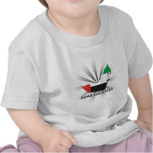 Carte arabe 2,0 de drapeau d'émirats t-shirt