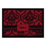 Carte B de la jeune mariée RSVP de vampire Invitations Personnalisées