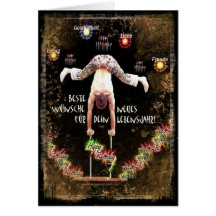 Carte `` Birthday manège 20 contents ` s´´
