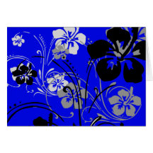 Carte (bleue) tropicale de sérénade