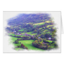 Carte brumeuse de vallée