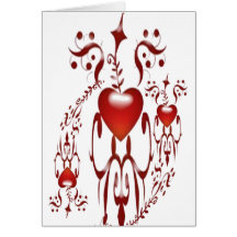 Carte chaleureuse de Motif-Salutation