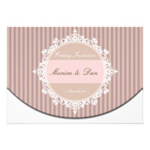 Carte chaude et classique du faire-part de mariage