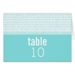 Carte chic de Tableau de mariage de code binaire d
