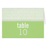 Carte chic de Tableau de mariage de code binaire d