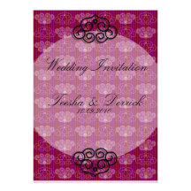 Carte chinoise de faire-part de mariage de style o