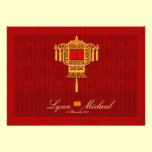 Carte chinoise orientale du faire-part de mariage  invitations