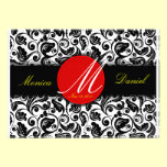 Carte classique A003 de faire-part de mariage de R invitations