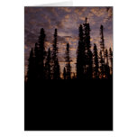 Carte/coucher du soleil sur la faune nationale Ref