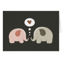 Carte d'âme s?ur d'éléphants