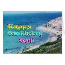 Carte d'anniversaire de fils