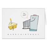 Carte d'anniversaire de fromage