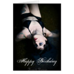 Carte d'anniversaire de Jenn Martin (bikini noir)
