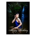 Carte d'anniversaire de Jenn Martin (robe, cascade