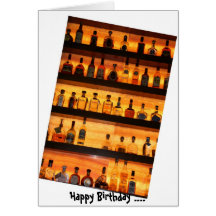 Carte d'anniversaire de lever de soleil de tequila