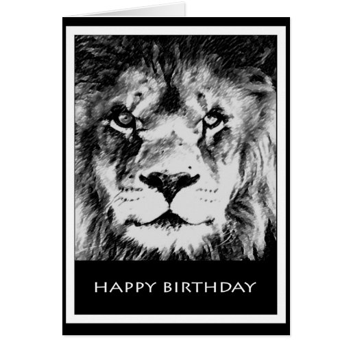Carte d'anniversaire de Lion II