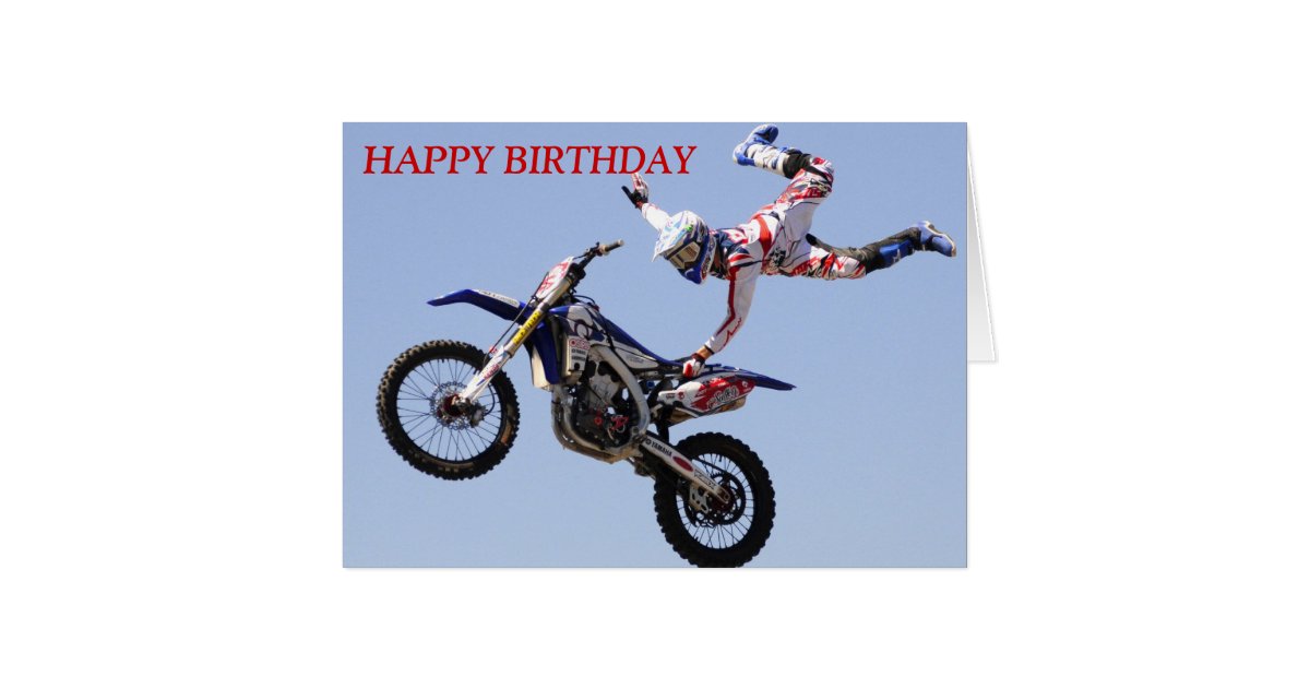 Joyeux Anniversaire Moto Cross