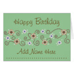Carte d'anniversaire de point
