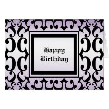 Carte d'anniversaire fleurie