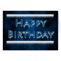 Carte d'anniversaire glaciale