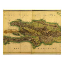 Carte d'antiquaire du classique 1805 de Hispaniola Invitation Personnalisable