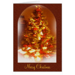 Carte d'arbre de Noël