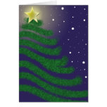 Carte d'arbre de Noël - personnaliser