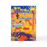 Carte d'art : Capybara brésilien. Pantanal Brésil cartes