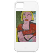 Carte d'art par Hélène Oprey iPhone 5 Case