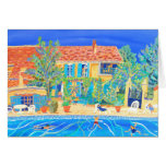 Carte d'art : Vacances en Provence cartes
