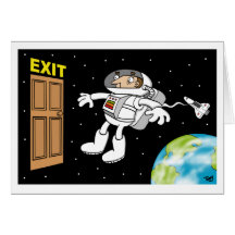 Carte d'astronaute