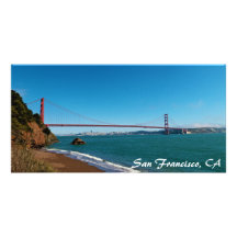 Carte de Baie de San Franciso Cartes De Vœux Avec Photo