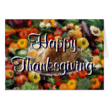 Carte de bon thanksgiving