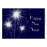 Carte de bonne année (bleue)