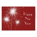Carte de bonne année (rouge)