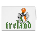 Carte de bouclier de l'Irlande