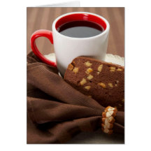 Carte de café et de biscuits