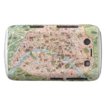 Carte de cas audacieux de Paris Blackberry Coques Blackberry Bold