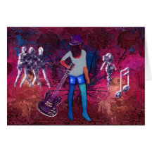 Carte de chanteur